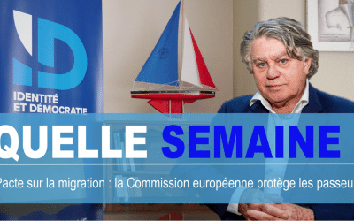 Quelle semaine ! Pacte sur la migration : la Commission européenne protège les passeurs
